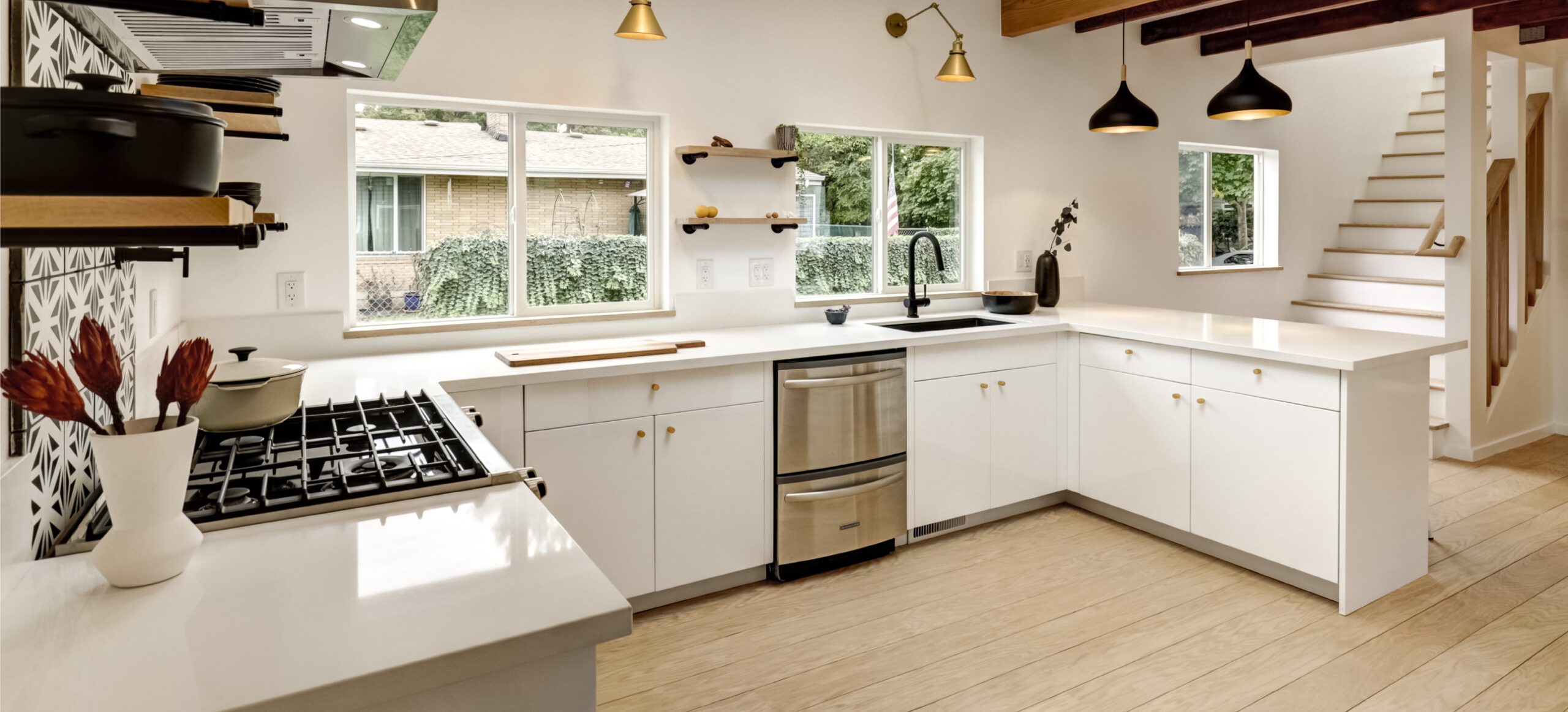 remodeling a U-shaped kitchen
