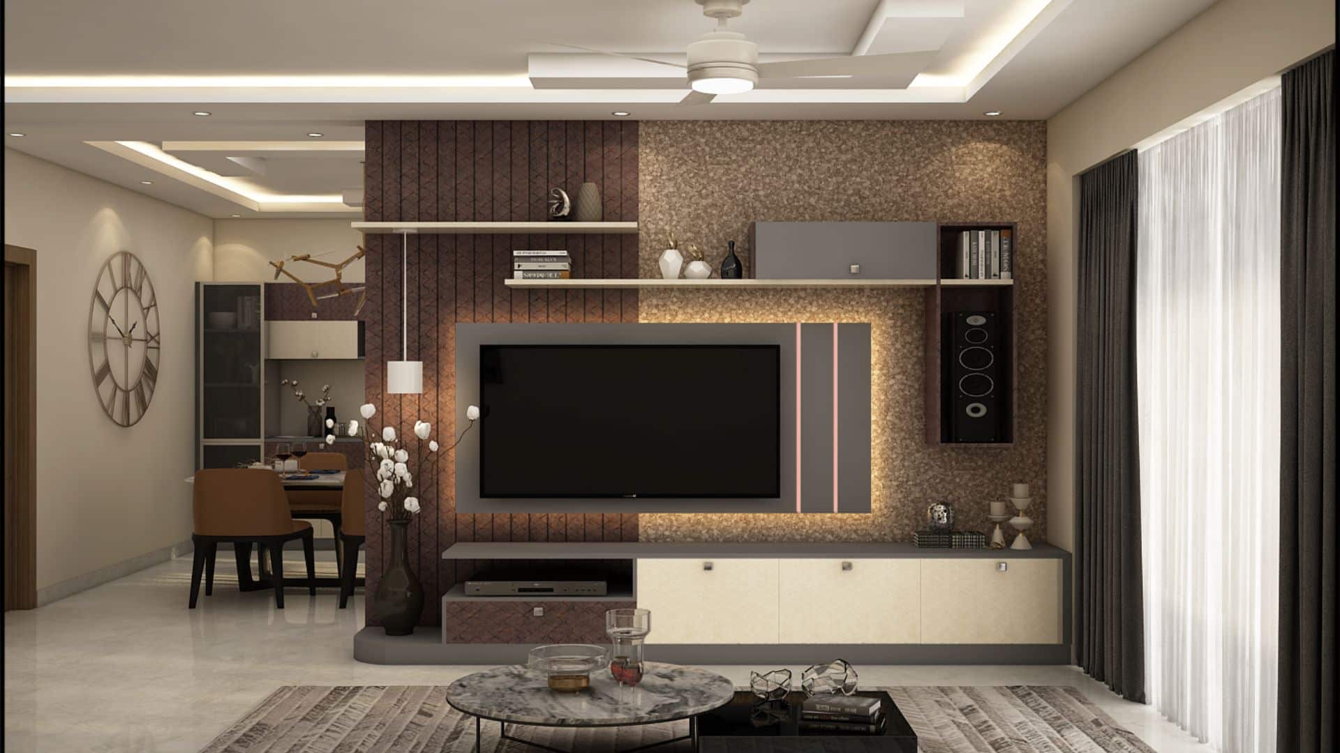 our bespoke TV Units Dubai furniture epitomizes modern elegance