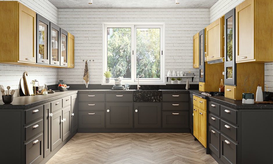 U- Shape Modular Kitchen