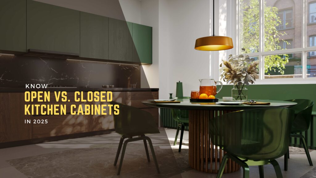 Open vs. Closed Kitchen Cabinets