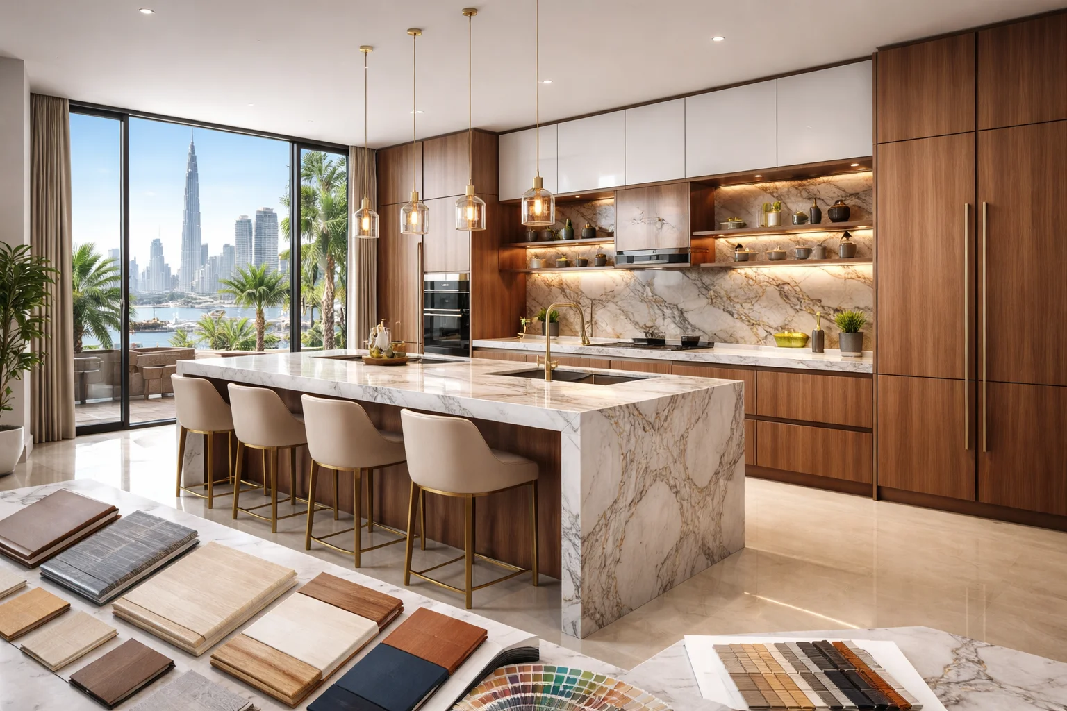 how to choose kitchen cabinets in Dubai