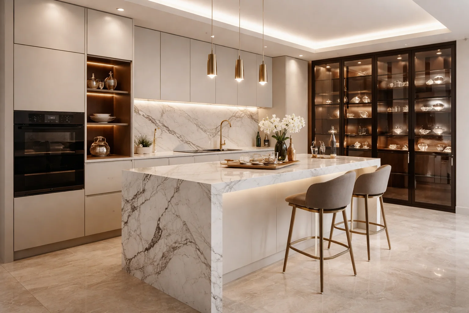 modular kitchen design Dubai